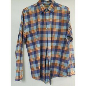 Natural Identity Long Sleeve Button Up  Shirt sz L Plaid